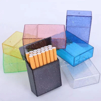 Sealed Waterproof Cigarette case large capacity 20 pack Plastic flip up portable Cigarette Box men women Smoking Accessories