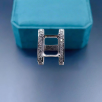 DIY Pendant Empty Holder Setting 8*10mm Square Stone S925 Sterling Silver Fine Fashion Design Charm Jewelry for Woman