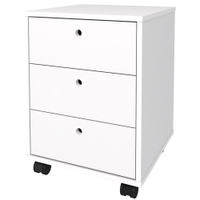 Gaveteiro Volante 3 Gavetas New Branco - Artany