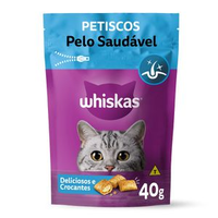 Petisco Whiskas Pelo Saudável para Gatos Adultos - 40g