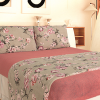 Jogo de Cama Queen 4 Peças Bella Plush Acácia