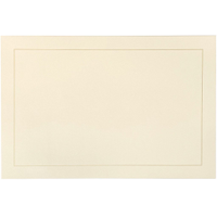 Lugar Americano Classic PU 45x30cm Palha
