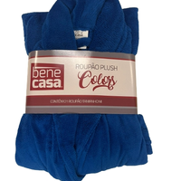 Roupão Plush Colors com Bolso Gola Xale