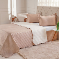 Kit Cobre Leito Casal Ultra Lisse Lisa New 210x230cm Beach