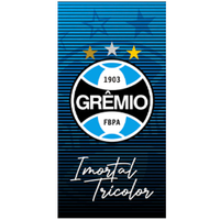 Toalha de Praia Times de Futebol Grêmio 70x140cm Imortal Tricolor