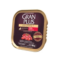 Ração Úmida GranPlus Gatos Adultos Patê Gourmet Carne