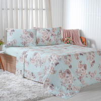 Jogo de Cama King 4 Pçs 150 Fios Super Macio 100% Algodão Garten