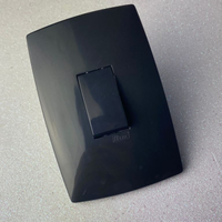 Cj Interruptor Simples Vertical 4X2 - Blux Home Grafite - Bh10423-1Gf