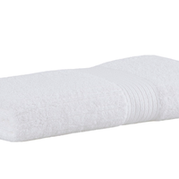 Toalha de Banho Gigante Fio Penteado Canelado Branco Cor 1011 - Buddemeyer
