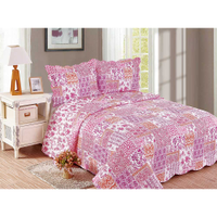 Colcha Evoluition Patchwork Casal 220x240 Balan Pink Camesa