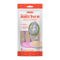 Petisco Cremoso Nutrisco para Gatos Atum e Salmão - 56 g