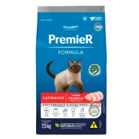 Ração Premier Formula Gatos Castrados Frango