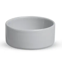 Comedouro Porcelana Grande Cinza - 750 ml