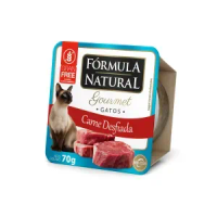Ração Úmida Fórmula Natural Gourmet Gatos Carne Desfiada - 70 g