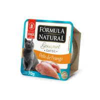 Ração Úmida Fórmula Natural Gourmet Gatos Peito de Frango - 70 g