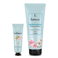 Combo Instance Algodão e Jasmim: Creme para Mãos 30g + Loção Corporal 200ml