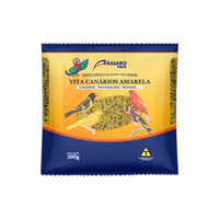 Ração para Canários Vita Amarela Pássaro Forte - 200 g