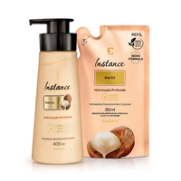 Combo Instance Karité: Hidratante Desodorante Corporal 400ml + Refil 350ml