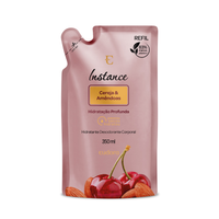 Refil Loção Hidratante Desodorante Corporal Instance Cereja e Amêndoas 350ml