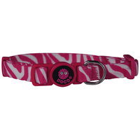 Coleira para Gatos Doco Zebra Rosa - Único