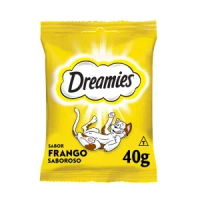 Petisco Dreamies Frango para Gatos Adultos - 40 g
