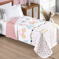Colcha Solteiro Bouti Kids Dupla Face Estampado 2 Peças - Litlle Princess