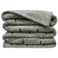 Manta Cobertor Queen Roma Flannel Ultrasoft - Alecrim