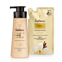 Combo Instance Baunilha: Hidratante Desodorante Corporal 400ml + Refil 350ml