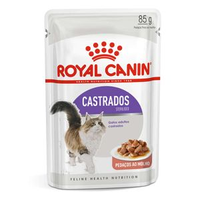 Ração Úmida Royal Canin Gatos Castrados Adultos Pedaços ao Molho - 85g