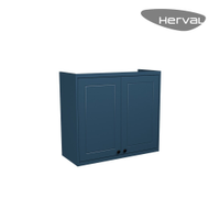 Armário Aéreo MDF Herval Viana, 2 Portas, Azul Orion, 80 Cm