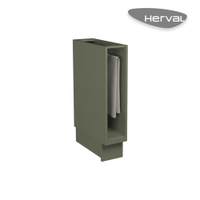 Balcão Toalheiro Herval Liz, Verde 18,5 cm