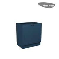Balcão de Cozinha 2 Portas Herval Liz, Azul 80 cm