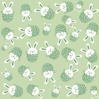 Papel de Parede Kids Coelinhos Páscoa