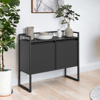 Aparador Buffet Industrial Turquia Preto Onix