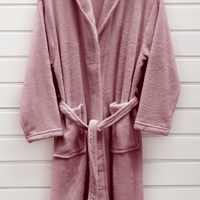 Roupão M Flannel Extra Macio Corttex - Rosa Antigo