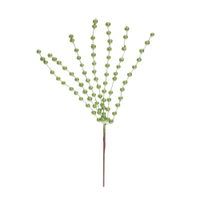 Galho Para Decoração Arranjo Natal Cor Verde 40x20 Cm 1 Peça