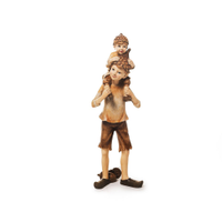 Duende Para Decoração Natal 24X8Cm 1 Unidade Na Cor Bege