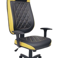 Cadeira Gamer Para Home Office Linha Gamer Blenda Amarelo