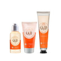Combo Viagem: Hidratante, Sabonete Líquido e Creme Mãos Caju