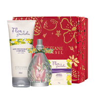 Presente Flor de Graviola: Sabonete, Leite Corporal e Deo Colônia