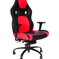 Poltrona Gamer Base GiratÃ³ria com braÃ§o Linha Gamer Racing
