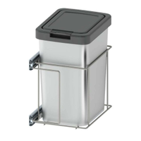 Lixeira Para Cozinha Suprema Corrediça Deslizante Lateral 9