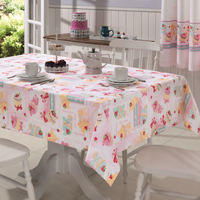 Toalha de Mesa Quadrada 4 Lugares Clean Athenas Evelyn Döhler