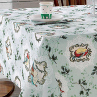 Toalha de Mesa Redonda 4 Lugares Genebra Idalia Döhler