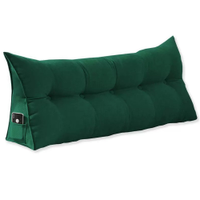 Almofada Para Cabeceira Apoio 195cm Suede Verde - DS Estofados
