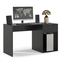 Mesa Escrivaninha 1 Gaveta com Suporte para CPU Flop Preto