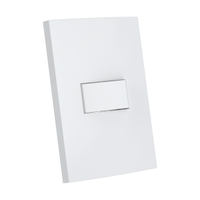 CJ INTERRUPTOR SIMPLES HORIZONTAL 4X2 - ENERBRAS DUBAI BRANCO