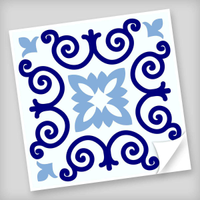 Adesivo para Azulejo Unitário Modelo 290-15x15cm