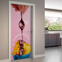 Adesivo de Porta Hummm! Sorvete-83X210Cm
