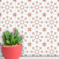 Adesivos de Azulejos Ladrilhos Hidráulicos Modelo 109-10x10cm